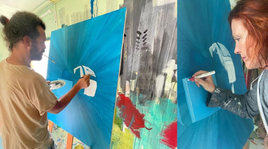 Versteigerung des Visuals f&uuml;r den guten Zweck