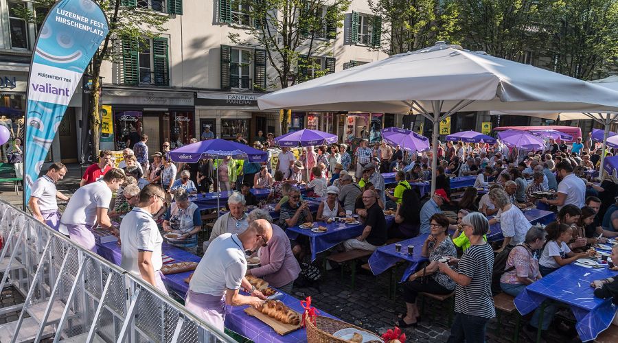 Fest-Samstag mit traditionellem B&auml;ckerzmorge lanciert: Luzern ist bereit f&uuml;r ein Sommerfest der Extraklasse