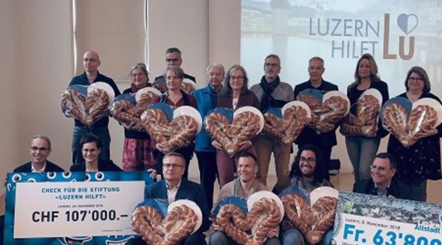 Luzerner Fest und Altstadt Fäscht spenden CHF 170'800 für den guten Zweck!