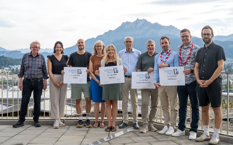Stadtfest Luzern unterstützt vier Organisationen mit 40’000 Franken